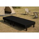 Ver imagem 1 de Cama Portátil Dobrável D-26 Solteiro Acampamento Confortável 130kg Preta Slim