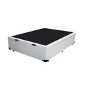 Ver imagem 1 de Cama Box Baú Viúvao Sintético Branco Com 128cm de Largura