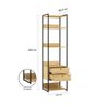 Closet Casal Modulado Completo Industrial Aberto Olivar - Pinus - 4