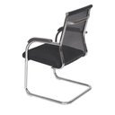 Ver imagem 4 de Cadeira Office Roma Tela Preta Base Fixa