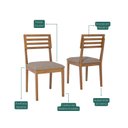 Ver imagem 6 de Sala de Jantar Mesa Papaia 130cm com Vidro com 4 Cadeiras Juparanã