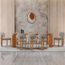 Ver imagem 2 de Conjunto para Sala de Jantar com 8 Cadeiras Tokyo
