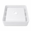 Ver imagem 6 de Kit 2 Pias Cuba para Banheiro Retangular 30cm Reforçada