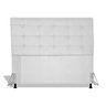 Cabeceira Estofada Rubi 160cm Cama Box Queen Branco - 1