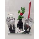 Ver imagem 1 de Kit Lavabo Luxo Difusor com varetas Saboneteira Bandeja Vaso E Enfeite