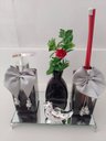 Ver imagem 7 de Kit Lavabo Luxo Difusor com varetas Saboneteira Bandeja Vaso E Enfeite