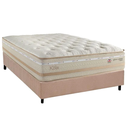 Ver imagem 1 de Conjunto Box Sommier Conceito + Colchão Koln Casal 1,38x1,88 Molas Maxspring Herval Bege - Linho
