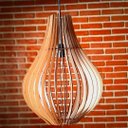 Ver imagem 4 de Luminária Teto tipo Pendente em MDF - Completa - Cor:Preta