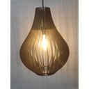 Ver imagem 3 de Luminária Teto tipo Pendente em MDF - Completa - Cor:Preta