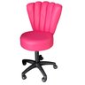 Cadeira Mocho Pétala Corino Pink - In9 Decor - 1