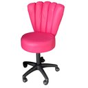 Ver imagem 1 de Cadeira Mocho Pétala Corino Pink - In9 Decor