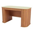 Ver imagem 2 de Mesa Escritório Ripada C721 135cm Off/ Freijo Dalla Costa Off Whitte Freijo