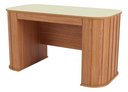 Ver imagem 2 de Mesa Escritório Ripada C721 135cm Off/ Freijo Dalla Costa Off Whitte Freijo