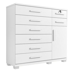 Cômoda New Vitoria 8 Gavetas com Sapateira - Benetil