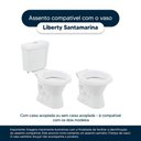 Ver imagem 4 de Tampa de Vaso Decorado Golfinhos Liberty para Bacia Santamarina Oval Universal