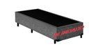 Ver imagem 1 de Base Box Solteiro Blindado Suede Cinza