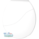 Ver imagem 1 de Assento Tampa para Vaso Sanitário Oval Almofadado Bellart Perfumado Talco Branco Durín