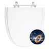 Assento Sanitário Poliester Antibacteriano Aloha Branco para Vaso Celite - 2
