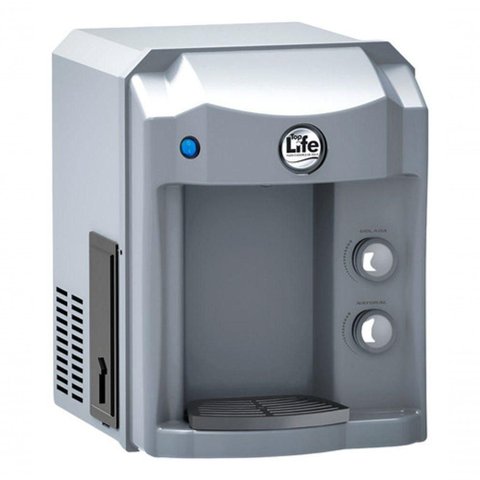 Purificador Água Alcalina Ionizada Ozônio e Magnésio Mg+ Cinza 110v