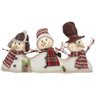 Trio Decoração Enfeite Natal Boneco Neve Árvore de Natal - 1