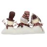 Trio Decoração Enfeite Natal Boneco Neve Árvore de Natal - 3