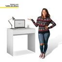 Ver imagem 3 de Mesa Escrivaninha Bp 100% Mdf 80cm Com 01 Gaveta Branco
