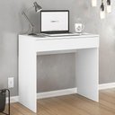 Ver imagem 7 de Mesa Escrivaninha Bp 100% Mdf 80cm Com 01 Gaveta Branco