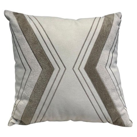 Almofada 50x50 Tec Canova C/ Aplic Boucle Of:canova370-183-192-191