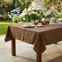 Ver imagem 6 de Toalha de Mesa Jacquard 04 Lug Cozinha Quadrada:Marrom
