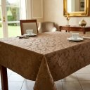Ver imagem 4 de Toalha de Mesa Jacquard 04 Lug Cozinha Quadrada:Marrom