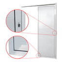 Ver imagem 3 de Porta de Correr Suspensa Lambril Dir L.25 Branca 210x70 Brimak