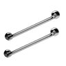 Barra Alça Apoio 40cm Aço Inox Kit 2 Uni Acessibilidade Pcd Cadeirante Criança Suporte Anti Queda Ev - 1