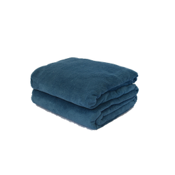 Cobertor Microfibra Plush Azul Índigo - Azul Índigo - Queen - 1