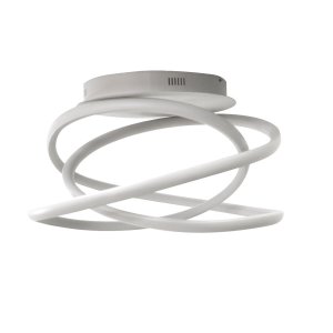 Plafon Led Sobrepor Silicone Branco Fosco 35w 4000k Yamamura