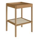Ver imagem 7 de Mesa Lateral 58 cm Pes Madeira Palhinha Oslo Hanover/Roble - 27962
