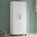 Ver imagem 1 de Armário Multiuso 2 Portas para Lavanderia com Rodízios Arezzo J&a Moveis Branco