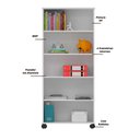 Ver imagem 3 de Armário Multiuso 2 Portas para Lavanderia com Rodízios Arezzo J&a Moveis Branco