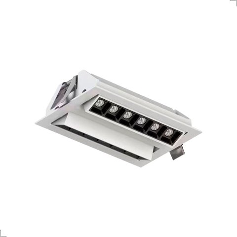 Luminária Spot de Embutir Soul Picco 20W 2700k 24GRAUS Bivolt Branco com Preto
