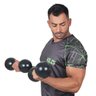 Par de Halteres Peso para Academia Emborrachado 9 kg - 3