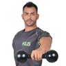 Par de Halteres Peso para Academia Emborrachado 9 kg - 2
