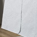 Ver mais imagens de Kit Colcha Cobre-leito Queen Bouti de Microfibra Ultrasonic Branco Tekstil