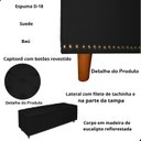 Ver imagem 5 de Kit Cabeceira e Calçadeira com Baú 160 Cm King Casal Diana Suede