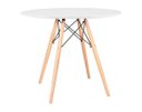Ver imagem 2 de Mesa Eiffel Branca 70cm Tampo MDF Cozinha, Sala de Jantar