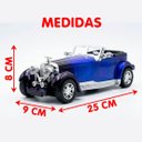 Ver imagem 5 de Carro Miniatura Colecionável Antigo Clássic Fricção Kit 2pçs