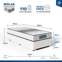 Ver imagem 5 de Cama Box com Colchão de Molas Ensacadas Double Face Essence Probel Solteiro 88cm