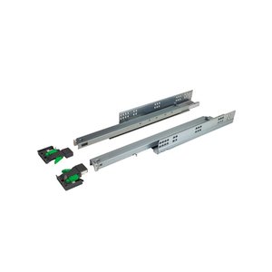 Corrediça Oculta Unihide One-touch Extração Total 40kg para Mdf de 18 Mm Fgvtn 500 Mm - 54oc1812500t