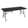 Mesa Maleta Dobrável 1,80m com Alça Navalha:preto - 8