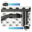 Ver imagem 4 de Mesa Maleta Dobrável 1,80m com Alça Navalha:preto