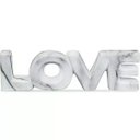 Ver imagem 1 de Escultura Love em Ceramica Mármore Mart