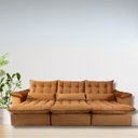 Ver imagem 1 de Sofá Retrátil e Reclinável Articulado Ipanema - 2,20m de Largura e Abertura Grande em Veludo Premium